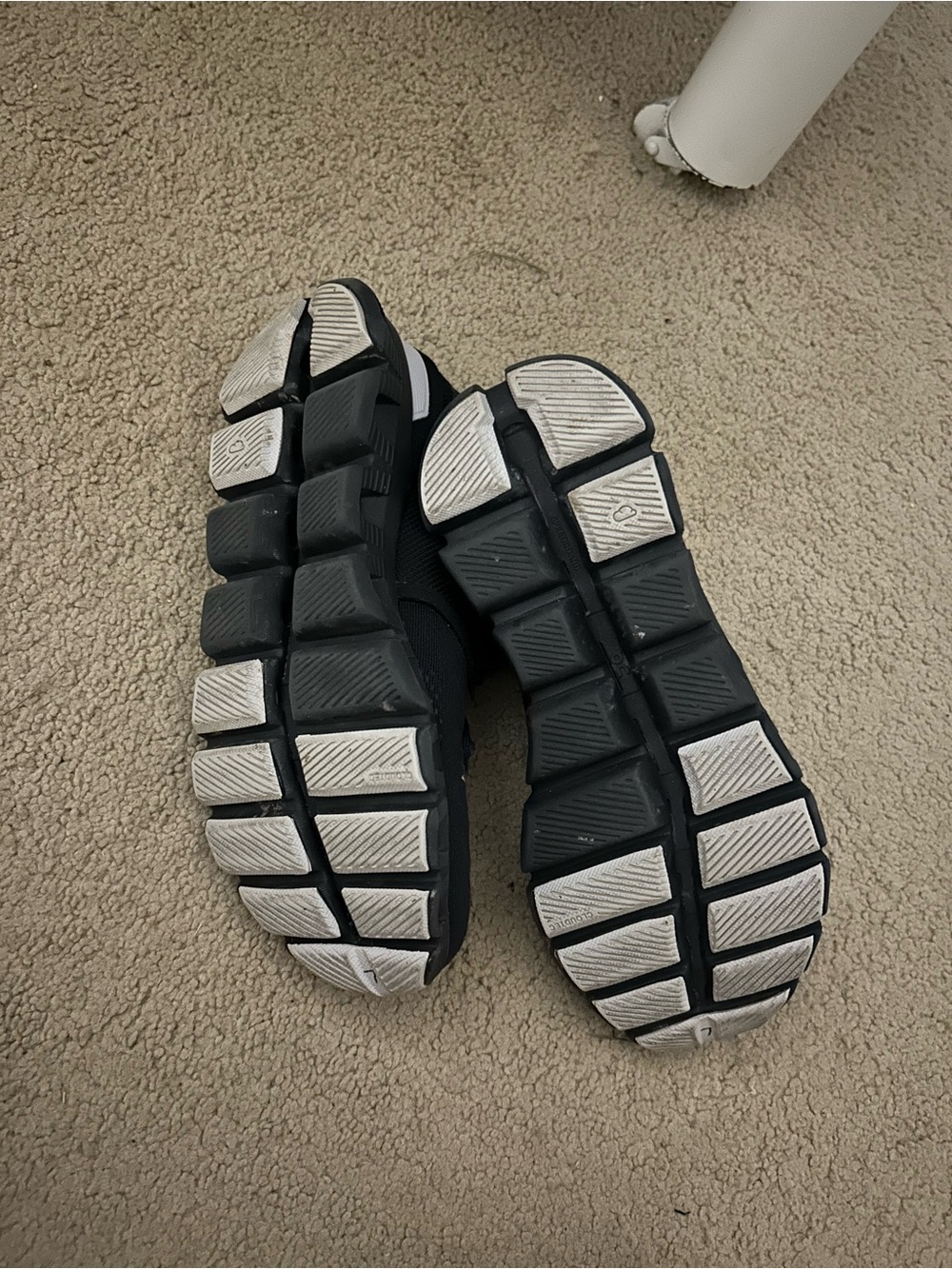 On Running Women's Black Athletic Sneakers with White Accents - Picture 4 of 4